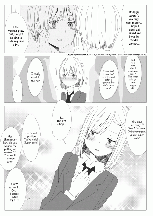 Until the shy Shirakawa-kun becomes a girl
